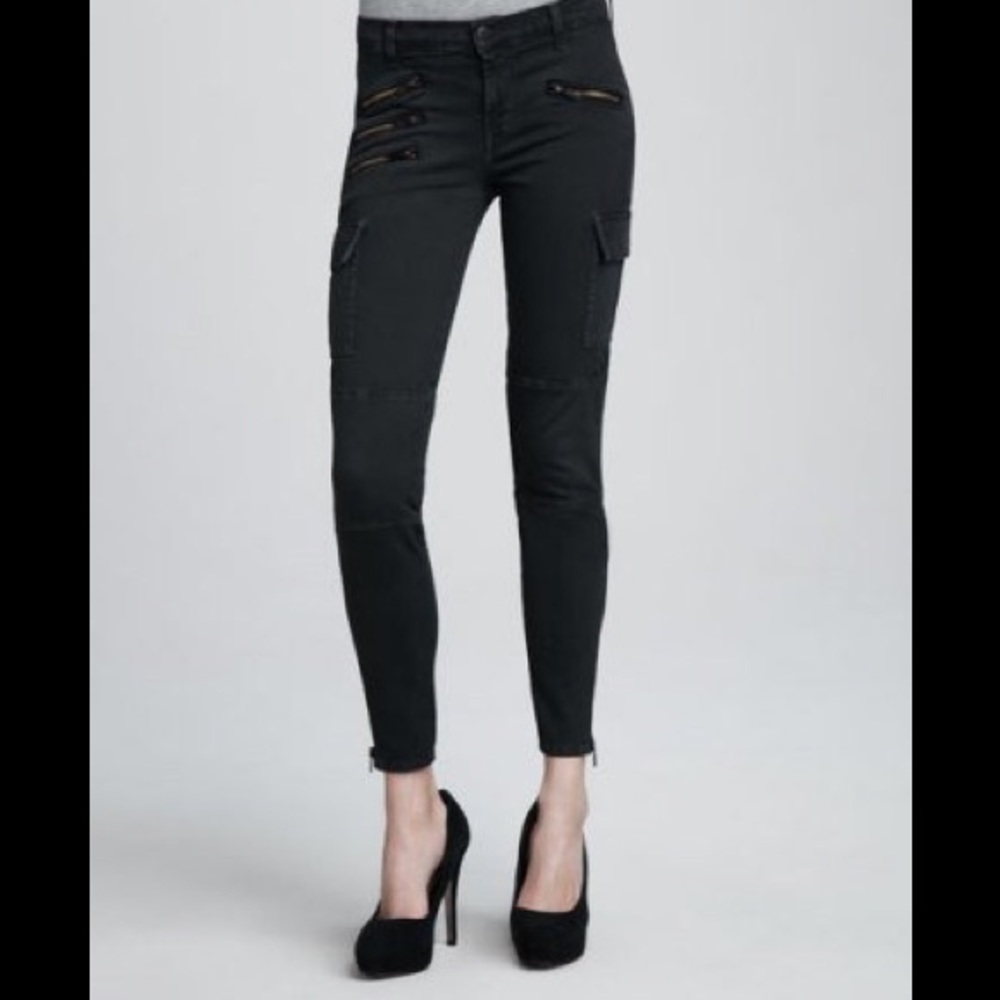 J Brand skinny Cargo Pant With Zipper Detaila